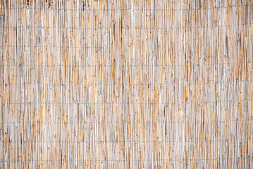 texture of reed fence
