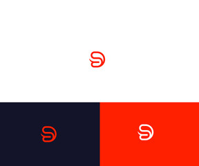 Fototapeta DS, SD Letter  Logo  Design vector Template obraz
