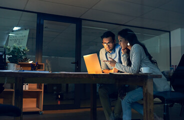 Making important decisions together to improve their chances at success. Cropped shot of two...