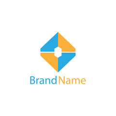 Modern corporate business logo concept, vector illustration