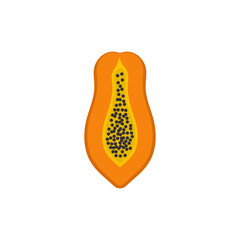 Papaya icon design template vector isolated illustration