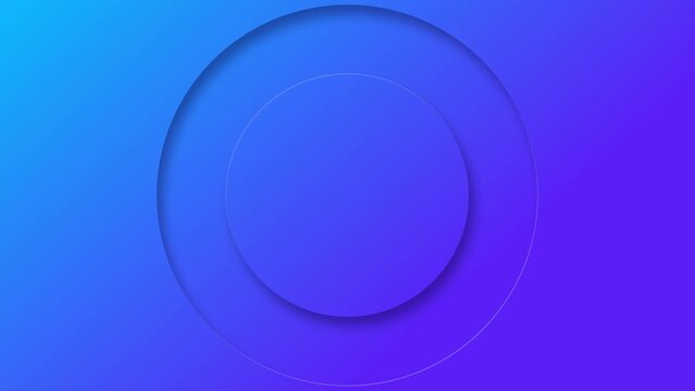 Animated blue circle motion graphic for logo or a brand name loop