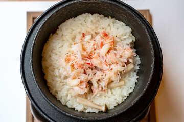 [料理]かに釜飯