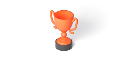 success icon 3d orthographic view 