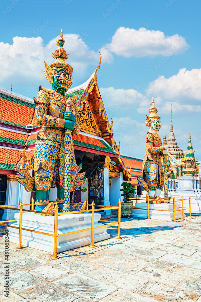 Wall mural Grand Palace in Bangkok city, Thailand