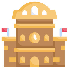 TRAIN STATION flat icon,linear,outline,graphic,illustration