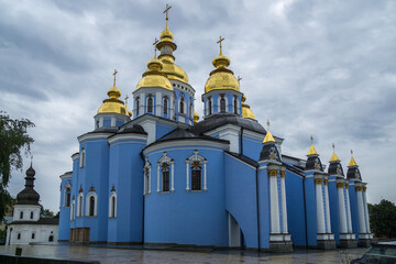 Fototapeta na wymiar St. Michael's Golden-Domed Monastery, Kiev, Ukraine