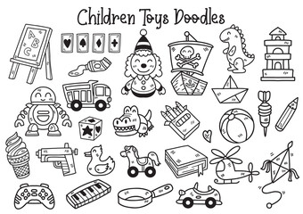 Naklejka premium kid toys illustration Vector for banner