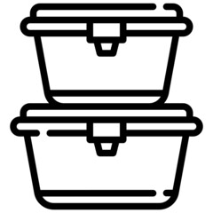 TUPPERWARE line icon,linear,outline,graphic,illustration