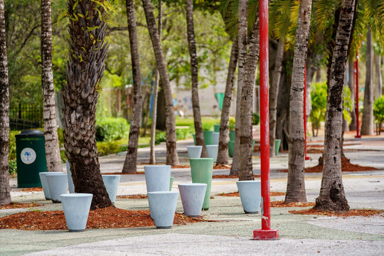 Park space in Overtown Miami FL