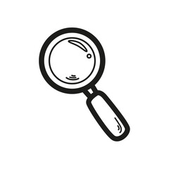 Magnifying glass symbol. Search icon. Vector.