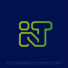 Modern professional logo with an image of the letters IT