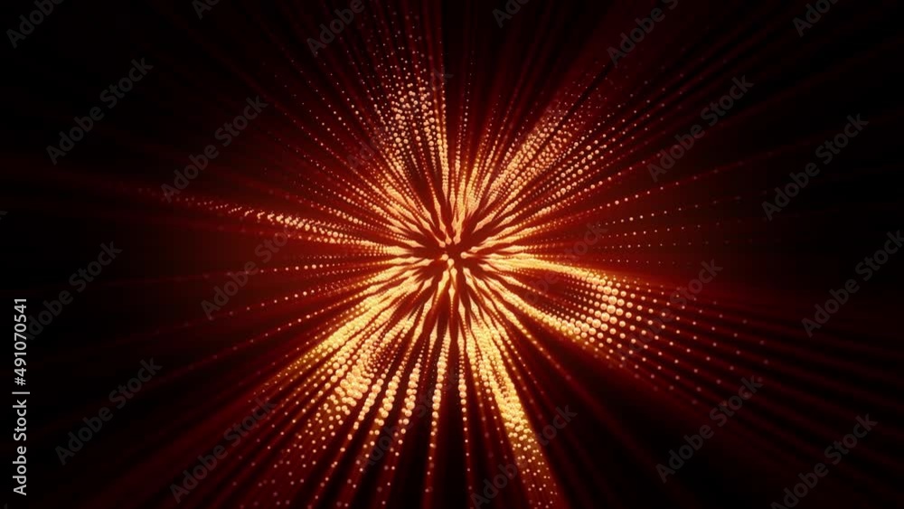 Poster abstract background shiny futuristic fancy geometry object transforming loop