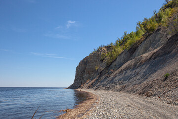 view of Stolbichi from the Volga bank