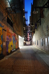 Fototapeta na wymiar City alley