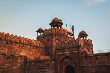 Famous Red Fort in Delhi, India