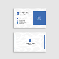 Modern business card template design vector