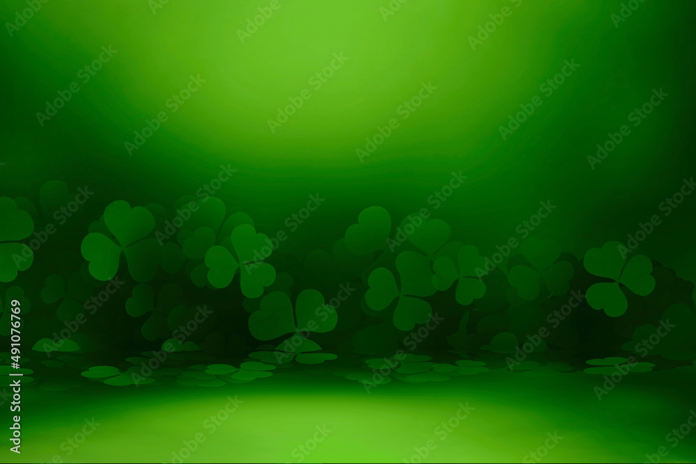 Fototapete st. patrick's day abstract green background for design colorful abstract background
