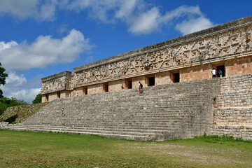 Uxmal; United Mexican State - may 18 2018 : pre Columbian site