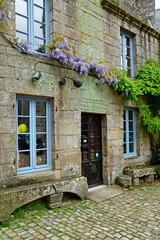 Fototapeta na wymiar Locronan; France - may 16 2021 : picturesque old village