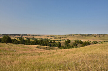 Fototapeta premium Lovely Landscape Background from Sage Creek Rim