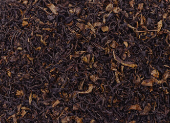 Background from a pile of tea.