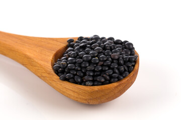 Black organic lentils