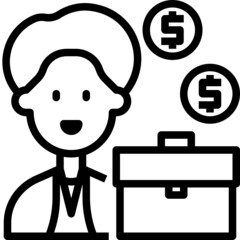 businessman icon