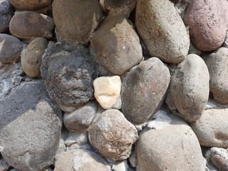 stones on the beach