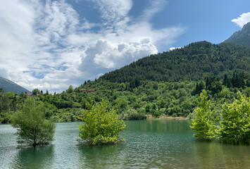 Fototapeta premium lake in the mountains