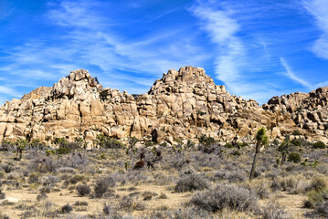Rock Formation entering Joshua Tree National Park © Brunnell