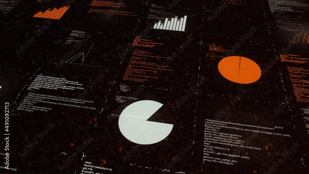 Poster ai learning and analytics process, artificial intelligence concept. animation. technology, internet 