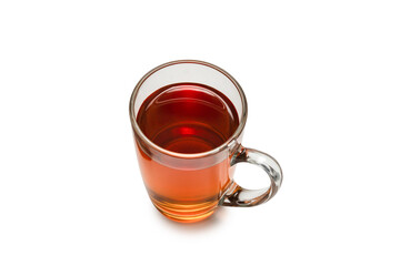 A cup of tea isolated on  white background.