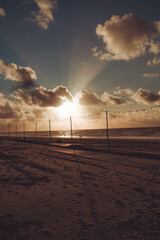 Sunset at Zandvoort Beach, Netherlands
