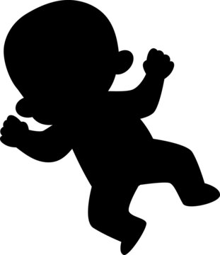 Baby Silhouettes Baby SVG EPS PNG