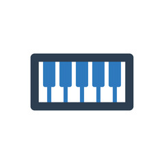 piano keyboard icon - Musical Instrument icon