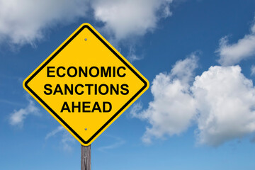 Economic Sanctions Ahead Warning Sign