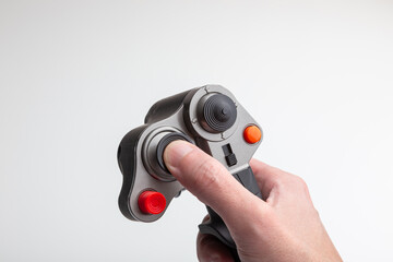 a Fighter aircraft control column Game Controller