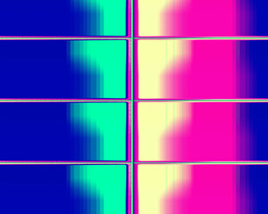 Abstract, Shifting Colours of, Blue, Green Yellow and Pink            digital art