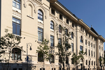 City Hall at the center of city of Bucharest, Romania