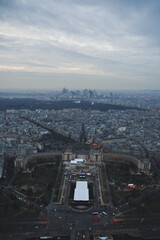 Foto del Trocadero desde la Torre Eiffel de París