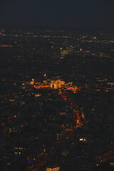 Foto del Arco del Triunfo desde la Torre Eiffel en París, Francia