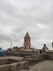 Fototapeta na wymiar View of Lima city on a cloudy day