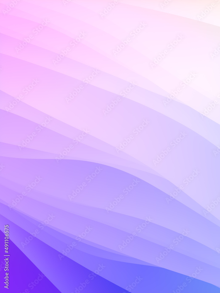 Poster magic wave with trendy holographic gradient. colorful digital illustration in beautiful style. 3d re