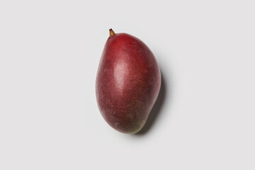 Mango fruit on white background. Tropical fruit - Mango