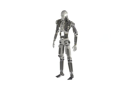 3D design of a humanoid robot.