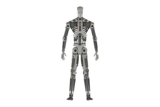 3D design of a humanoid robot.