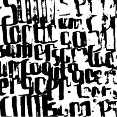 Calligraphy. Hand-drawn background. Background of letters