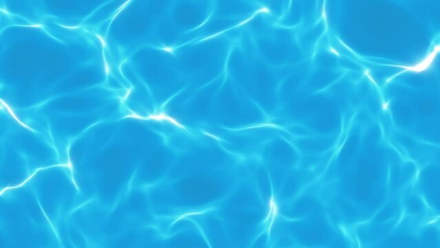abstract background animation: sea, swimming pool, water (4K, looping)