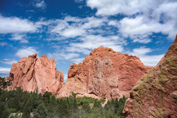 Red Rocks on a sunny day